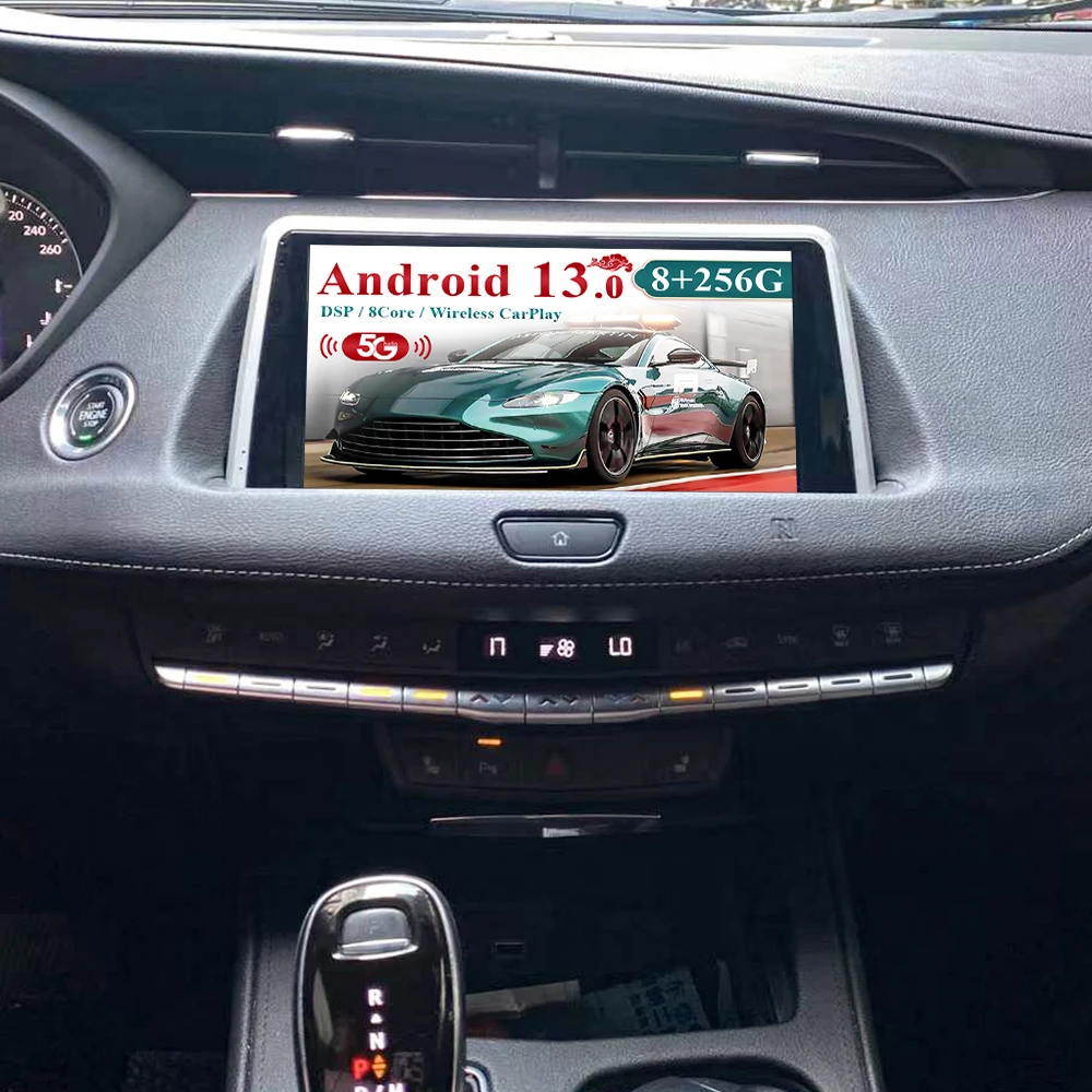 9.66  inch Auto CarPlay Android 13.0 For Cadillac XT4 2018 - 2023 Car Multimedia radio Player GPS Navigation stereo HD head Unit