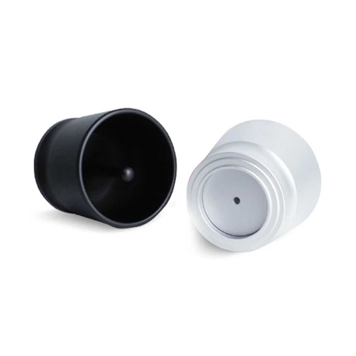 Grinder anello di dosaggio intelligente in alluminio per ciotola di fermentazione raccoglitrice di polvere di caffè Espresso Barista Tool 58mm nero