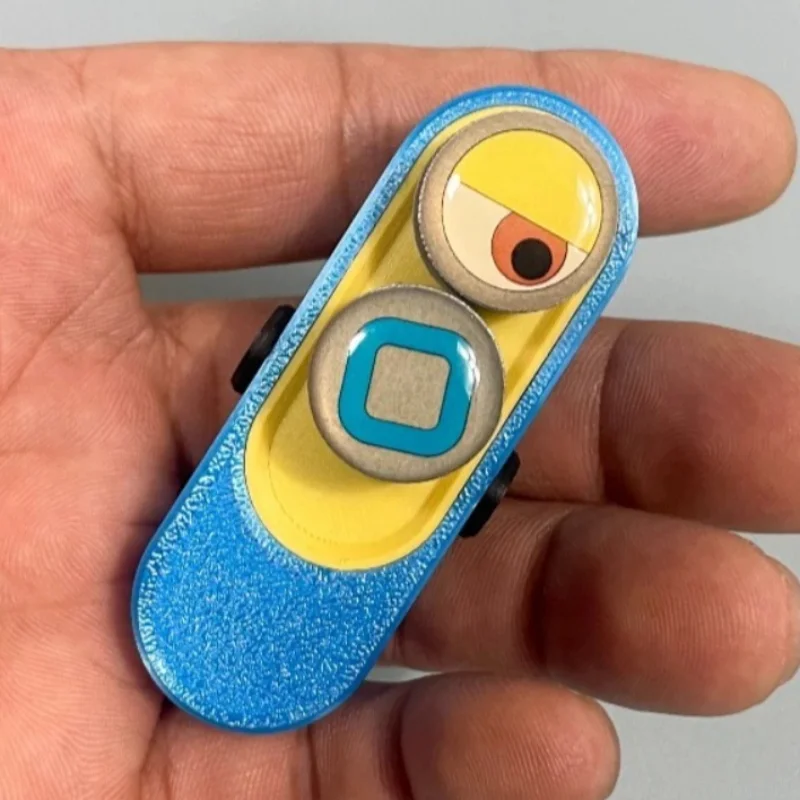 Fidget Spinner Clicker Mechanical Slider Multi-functional EDC Sensory Stress Relief Toy Magnetic Push Card Plate Anti Anxiety