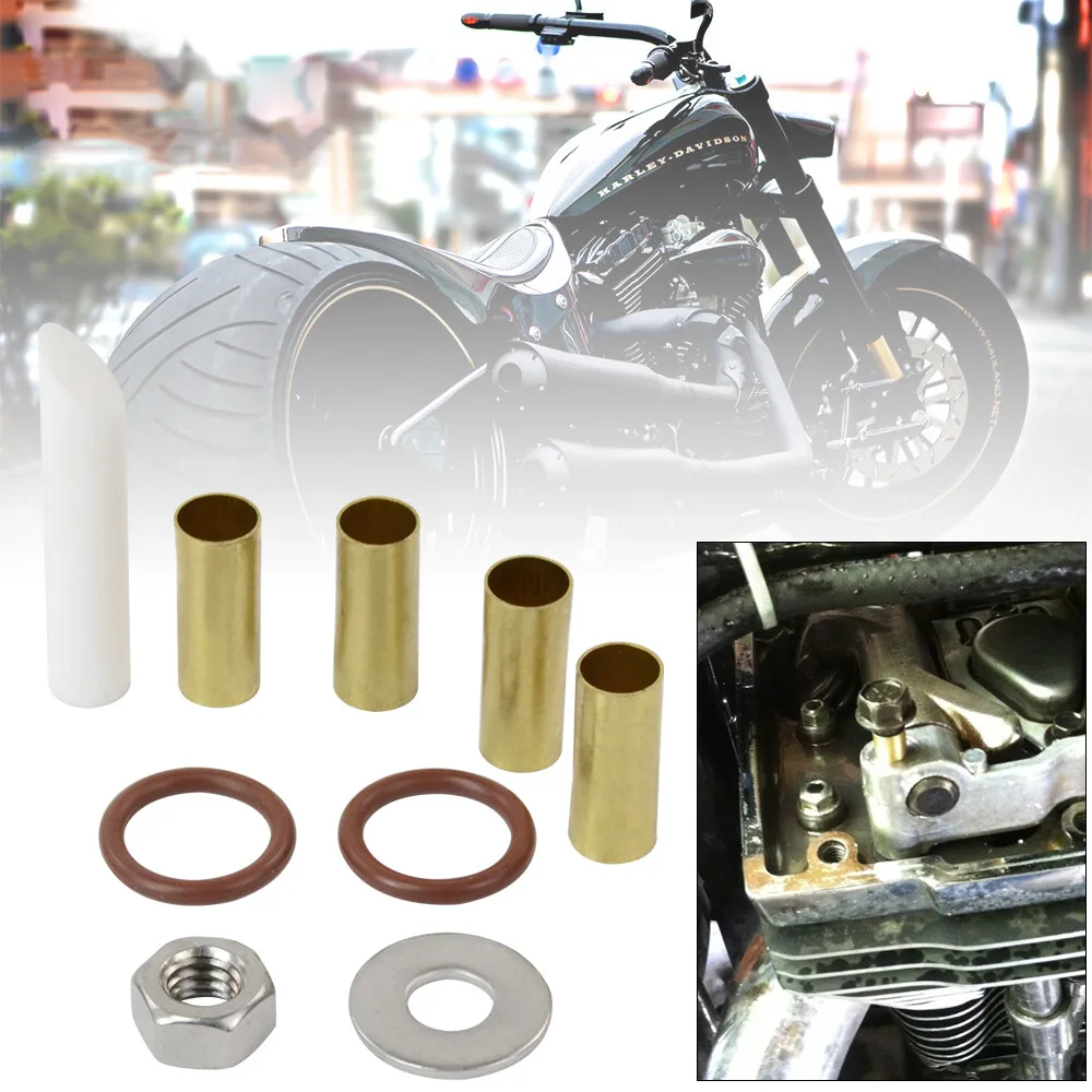 

Motorcycle Rocker Locker Kit For Harley Twin Cam Rocker Arm Lockers End Shaft Assembly Ticking Noise Reduction