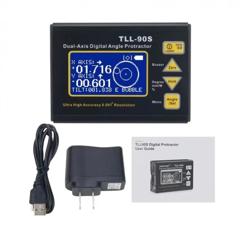 

Гониометр с разрешением 0,001, измеритель угла погружения, бехосный