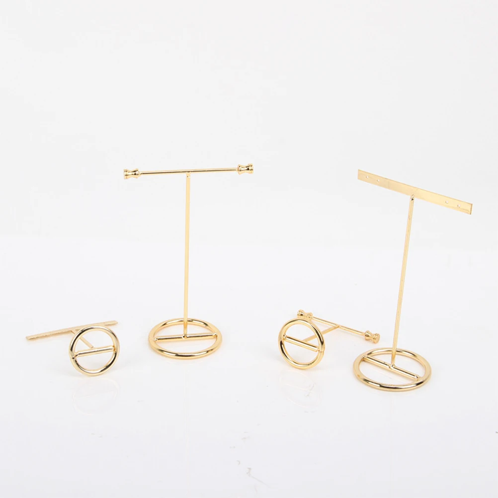 

2Pcs T Shaped Earring Display St Jewelry ganizer Metal Holder Nordic Design Perfect For Storing Bracelets Rings Keys Great Gift