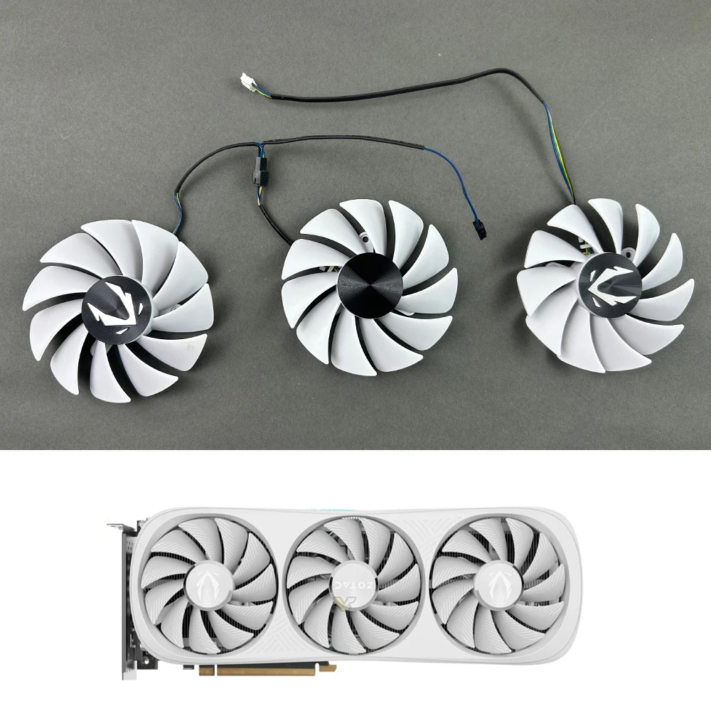 NEW DIY Cooling Fan GA92S2U CF9015H12S For  ZOTAC GeForce RTX4070ti 4070ti SUPER 4080 4080s TRINITY OC WHITE video card fans