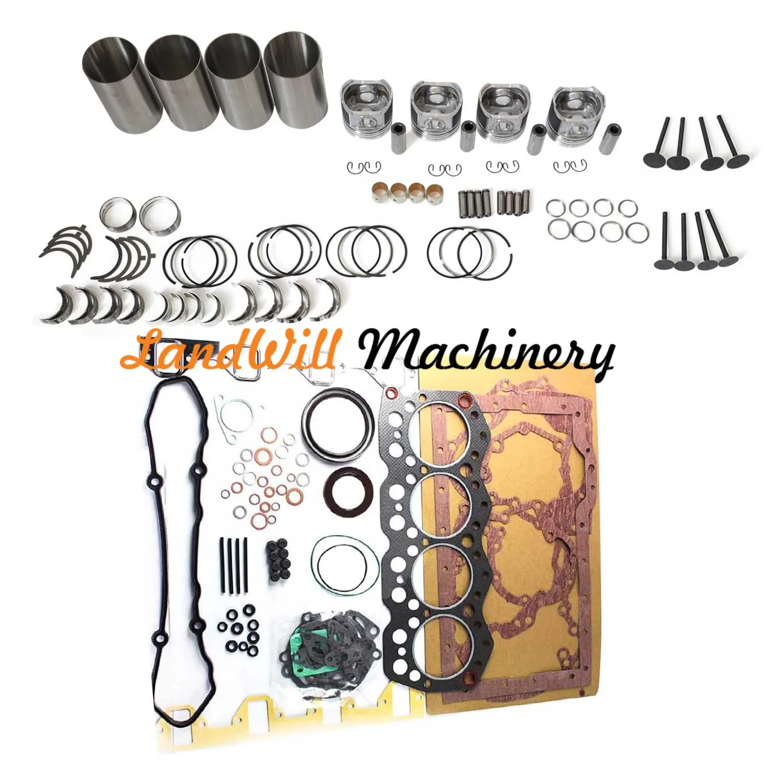 S4F Engine Overhaul Rebuild Kit Fits For Kato Excavator HD250 HD250SE