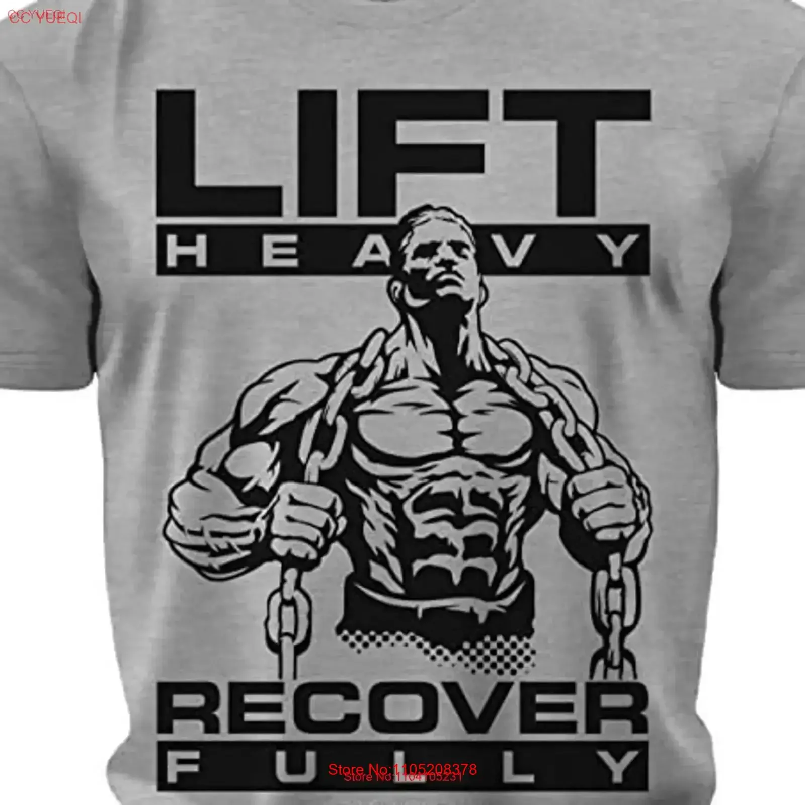 057 Recover Fully Workout T Shirt Funny Gym Lifting Deadlift vintage Washed designer clothes Top For Everyday Wear streetwear