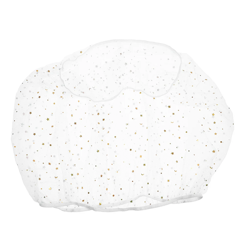 غطاء الطيور بتصميم نجمة القمر، شبكة بوليستر متينة لقفص الببغاء، قابلة للتنفس، خفيفة الوزن للحماية من الأشعة فوق البنفسجية في الأماكن المغلقة #3