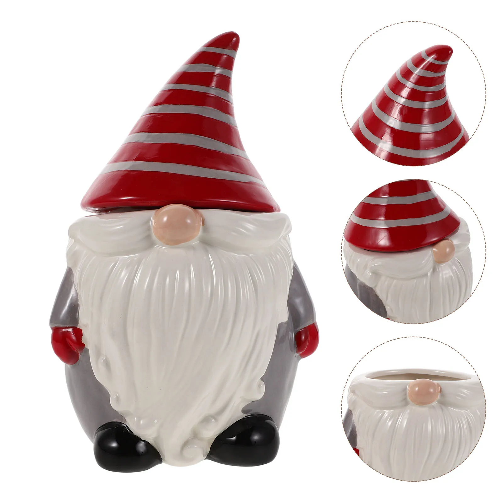 

Biscuit Jar with Lids Ceramic Food Storage Beautiful Cookie Boxes Candy Container