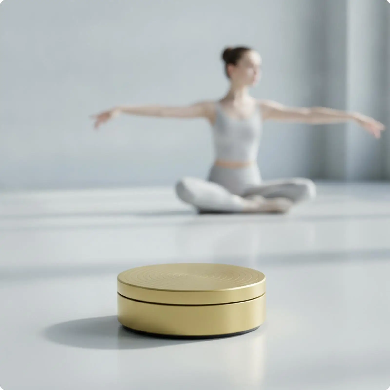 Figure Skating Spinner Off Ice Rotator Tool Aluminum Alloy 10cm Diameter for Rotation Practice Home Studio Use
