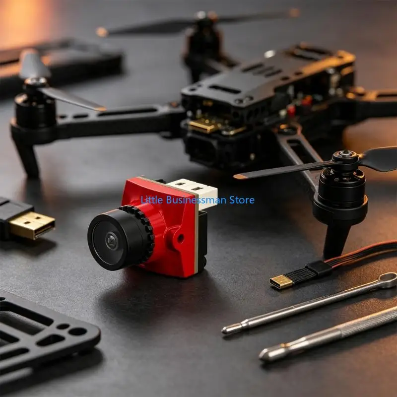 Low-Light FPV Camera F 1.8 14 X 14Mm Analog Camera Module for Racing Practice and Flight Feedback M76A