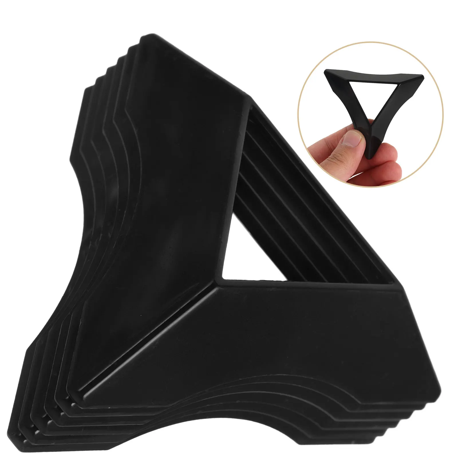 

20Pcs Cube Tripod Base Plastic Triangle Stand for Display Holder Portable Lightweight Aesthetic Steady Oblique