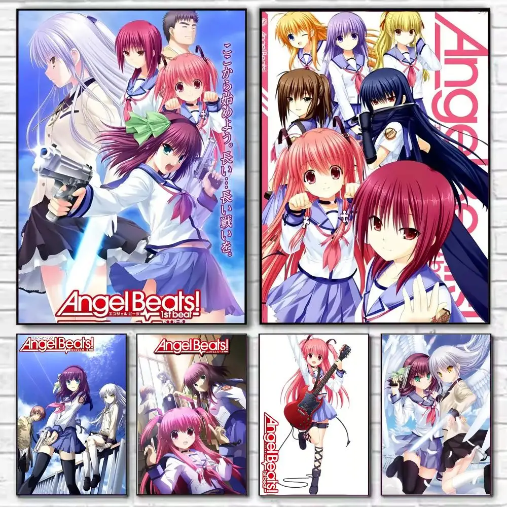 Angel Beats E-Emotional_Anime Poster HD Art Decorative Wall Art Waterproof Home Décor Gift