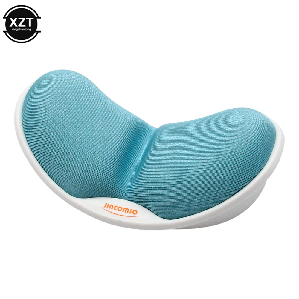 PC 컴퓨터용 3D 손목 받침대 메모리 폼 게이밍 마우스 패드, 편안한 고무 손 손목 받침대 마우스 매트, 인체 공학적 건강한 디자인