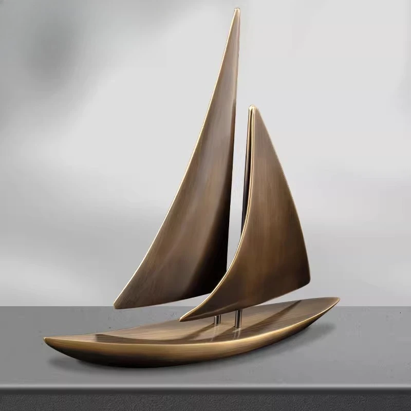 Riding the wind and waves sailing home decoration light luxury high-end smooth sailing