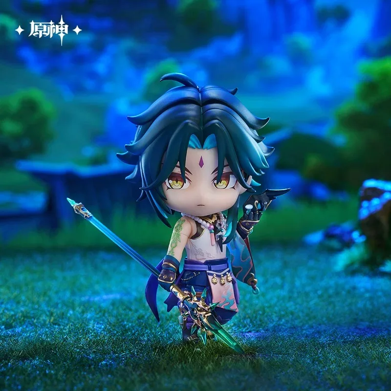 Pre Sale miHoYo Official Genuine Genshin Impact Liyue Port Series XIAO Movable Figurine Ornaments Cosplay Anime Game Secondary