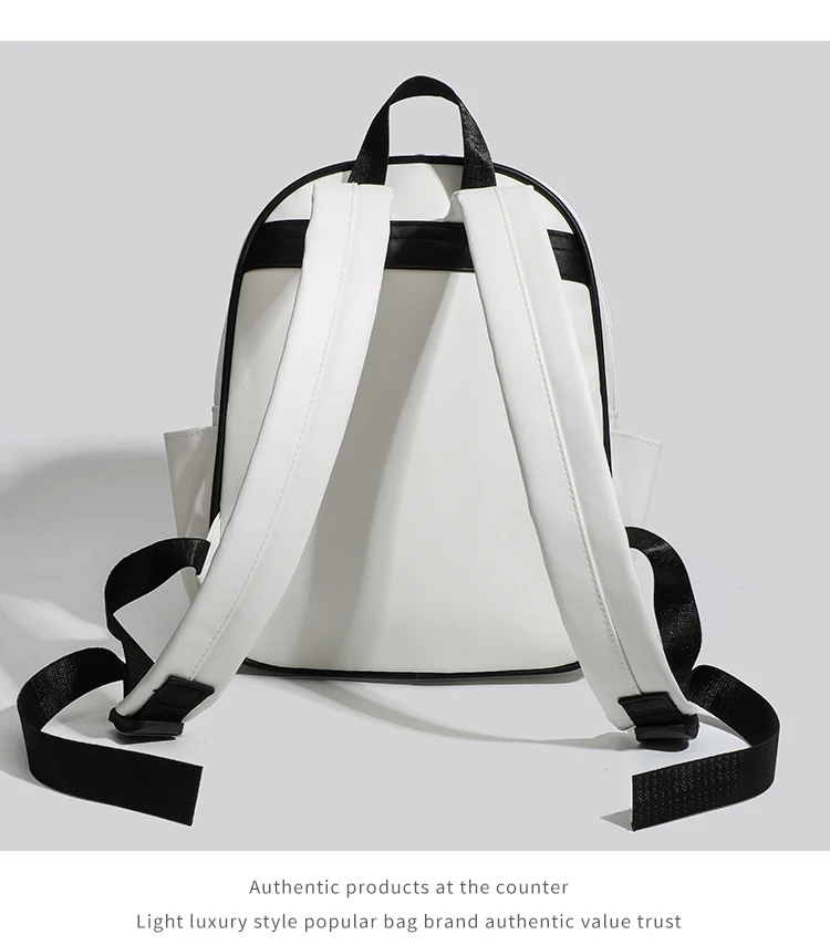 원래 일본 프레피 스타일 2D 애니메이션 인쇄 배낭 귀여운 다목적 큰 지퍼 포켓 학교 가방 핸드백 배낭 여성