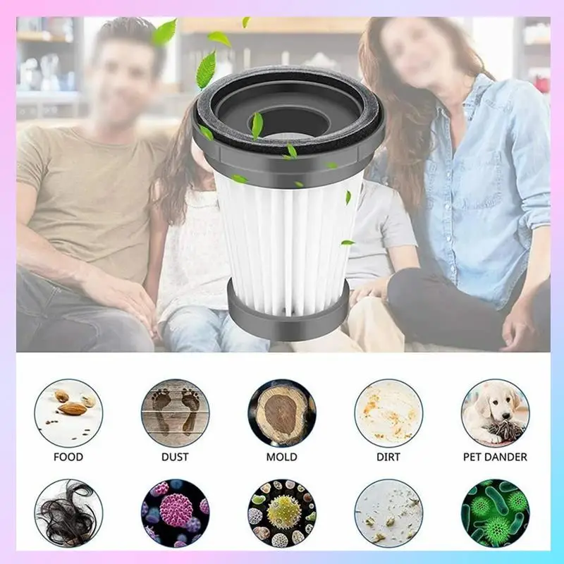 فلتر ABRG-HEPA لـ MOOSOO K12 K12 Pro K13 لاستبدال المكنسة الكهربائية Genius Invictus One 1.0X7 2.0