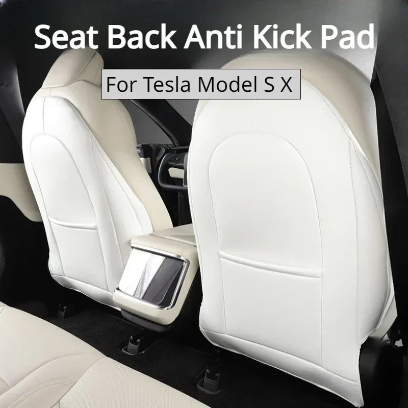 

Seat Back Anti Kick Pad for Tesla Model S X Seat Backrest Protective Mat Wear-resistant Child Anti Dirty Car Accessories 2024