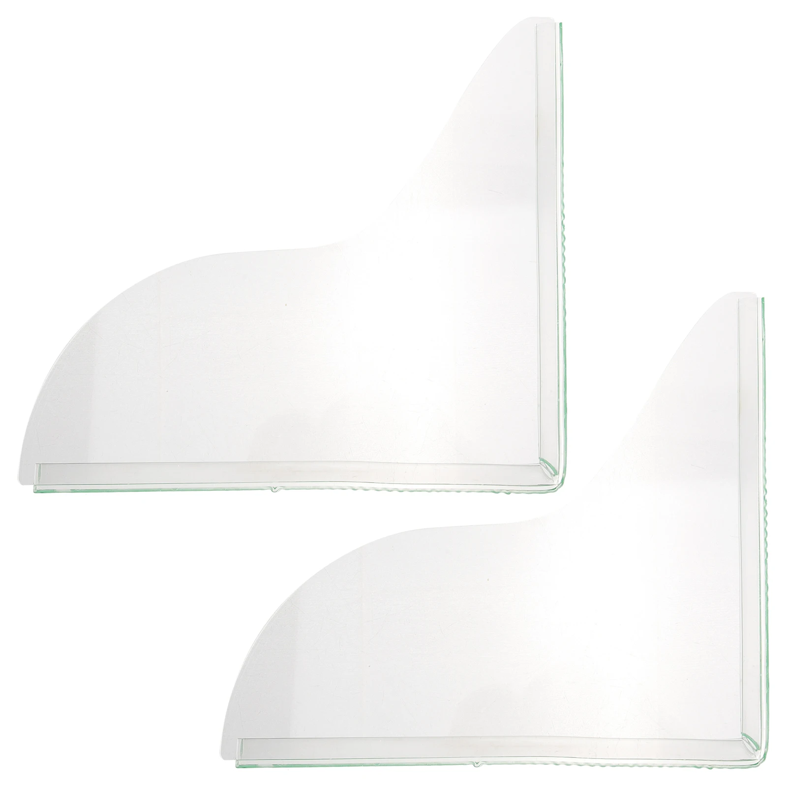 

2pcs Bath Tub Splash Guard Acrylic Leak-Proof Shower Water Barrier Easy Install No Tools For Bathroom Kitchen Floor
