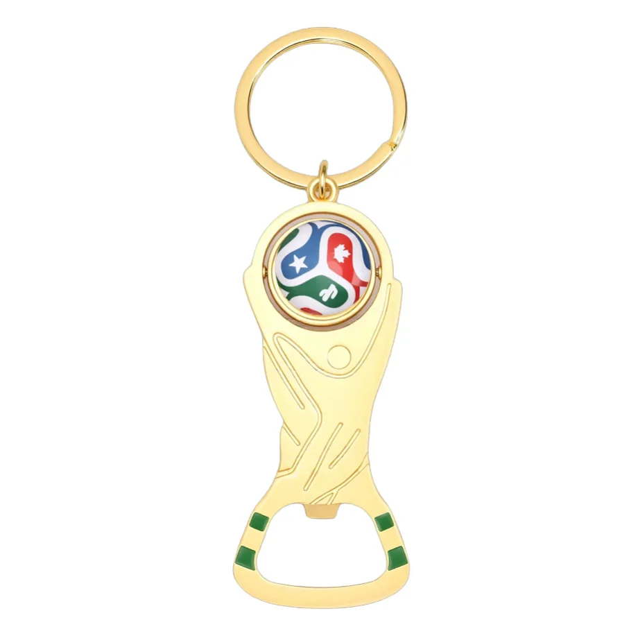 

Bottle Opener Football Soccer Multi Functional Keychain for Women Men Stainless Steel Jewelry Team Fans Sports Souvenir Gifts