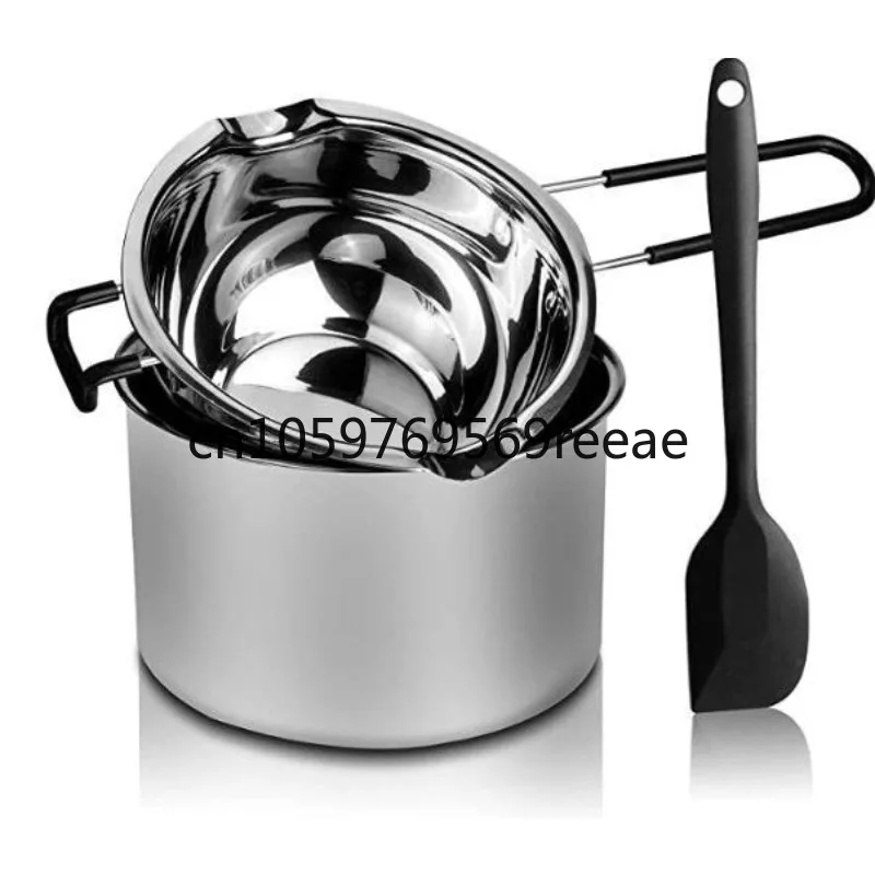 Diy Aromatherapy Candle Tool Large Inner Cooking Pan 1 600 Ml Large Outer Pot 1600 Ml Soft Scraping Wax Spatula