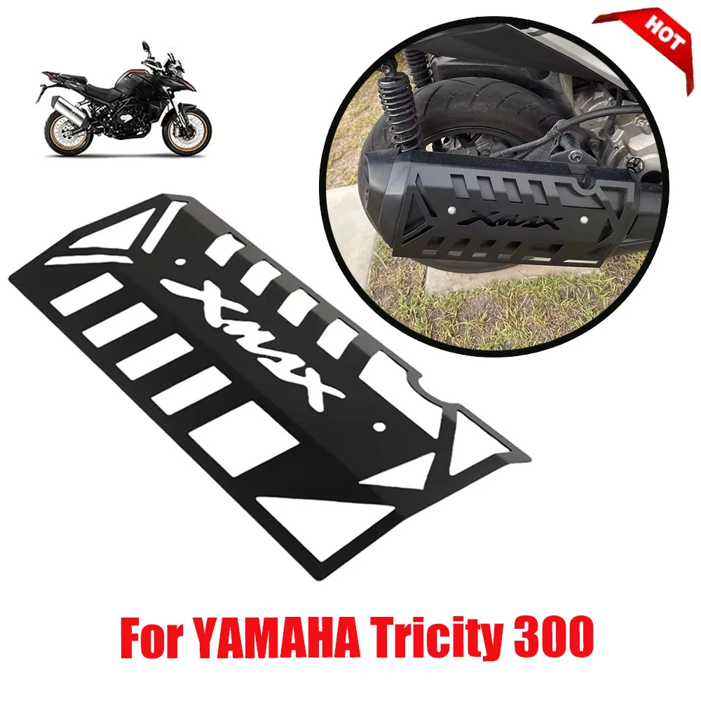 

For YAMAHA Tricity 300 Tricity300 Motorcycle Accessories Exhaust Pipe Heat Shield Guard Protection Cover Protector Anti Scald