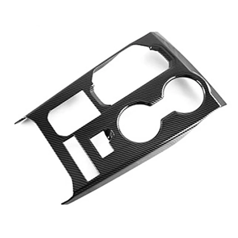 

Top!-Center Console Gear Shift Panel Cup Holder Cover Trim For Toyota Highlander 2020 2021 2022 LHD Accessories Carbon Fiber