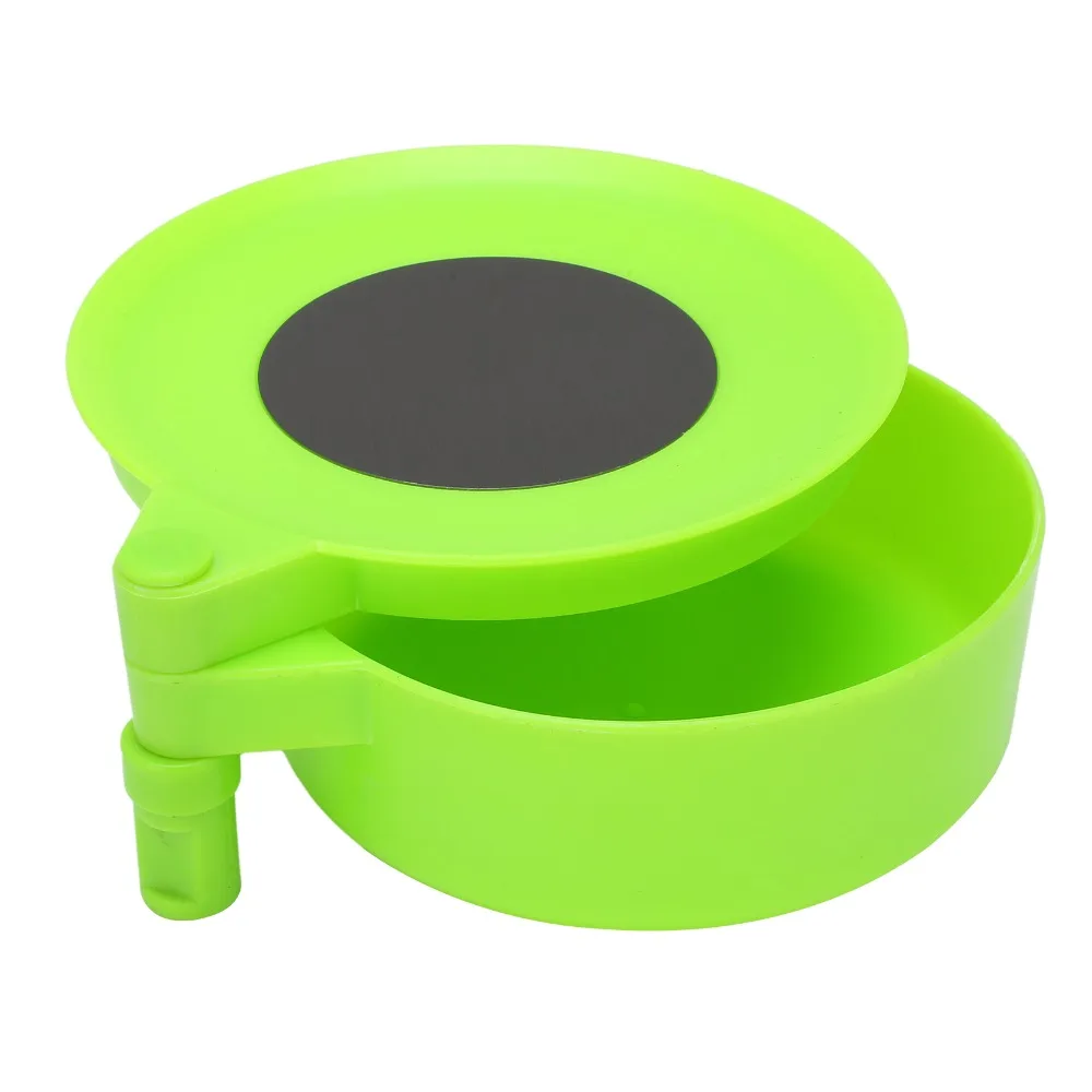 Portable Plastic Fishing Bait Tray 2 Layer 8mm Interface Bait Tray Lightweight Magnetic Fishing Tray Fishing Tool