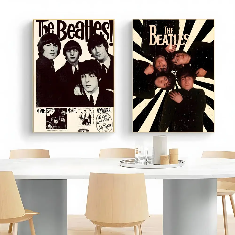 classic band t-The Beatles Poster Wall Art Print Decorative Mural Home Decor Gift Unframed