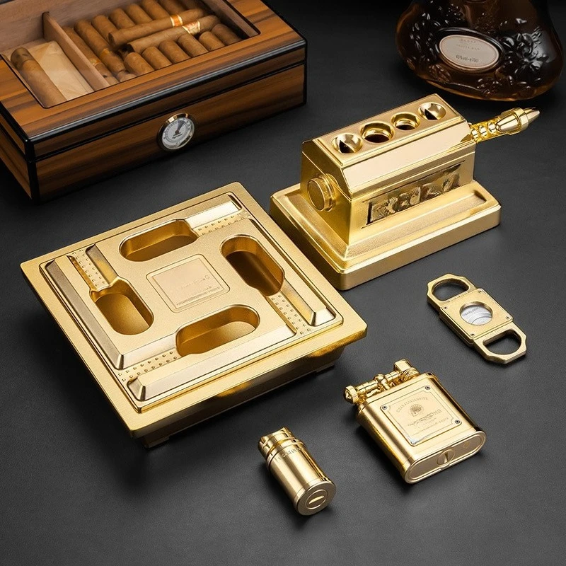 Cigar Cutter Set - Cigar set, deluxe set, five-piece set,
