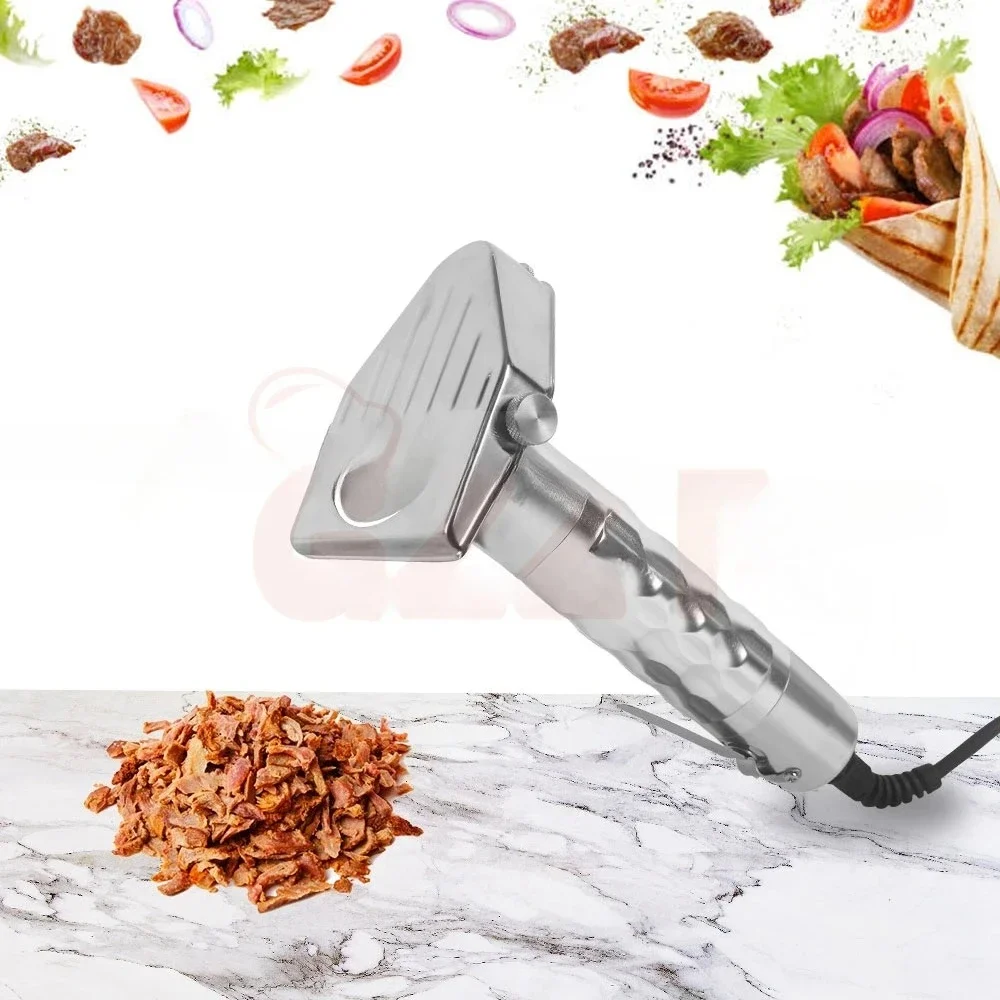 

0012-06 Straight Kebab Slicer Electric Kebab Slicer Commercial Shawarma Tool Donner Kitchen Slicer Turkish Kebab Knife