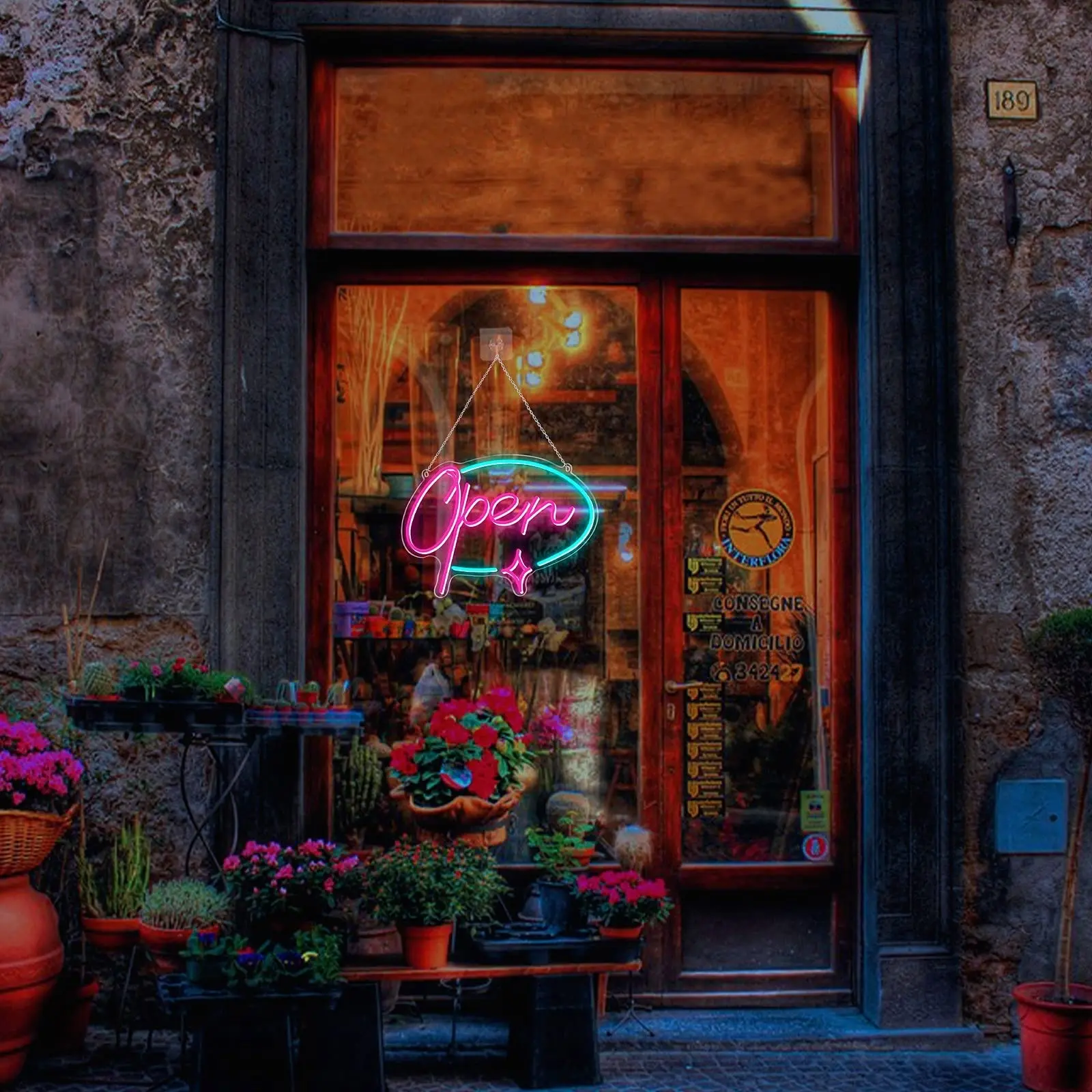 Open Signs for Business, LED Neon Open Sign, Light Up Open Signs for Bars, Stores, Coffee Shop, Hotel, Window, Outdoor 16"x 11"