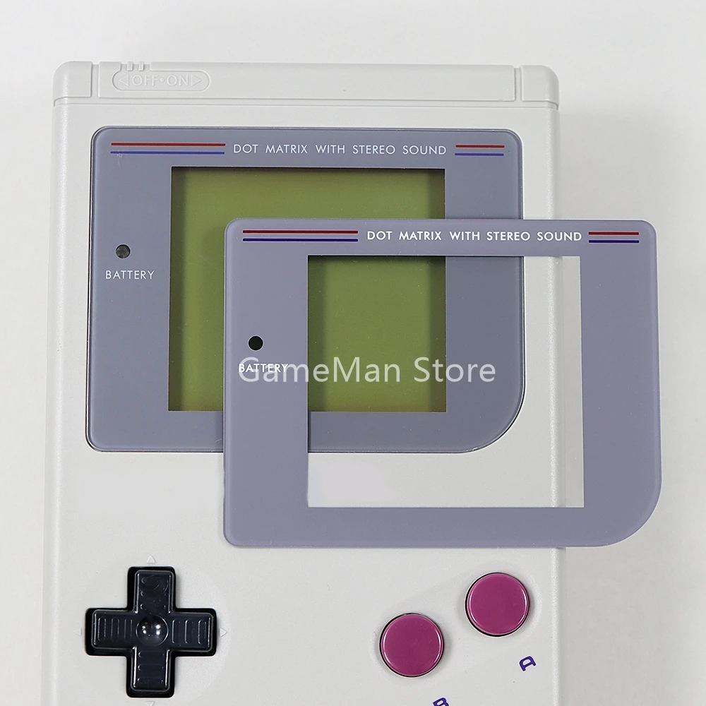 50個入り-プラスチック製スクリーンレンズカバー-ゲームボーイクラシック用-lcdディスプレイ画面保護フィルム-gb用