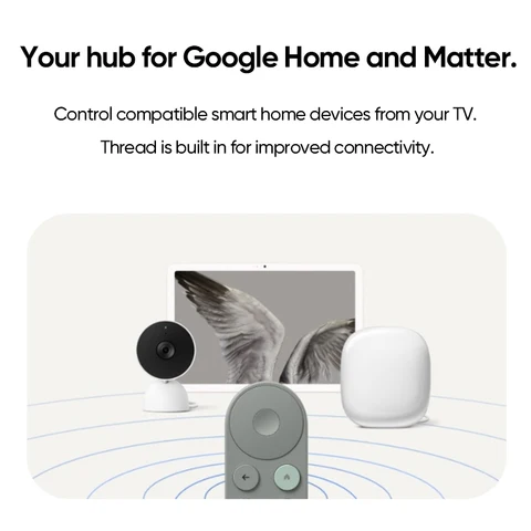 Google TV 4K Streamer - Умный медиаплеер с поддержкой HDR и Dolby Vision — внешний вид товара