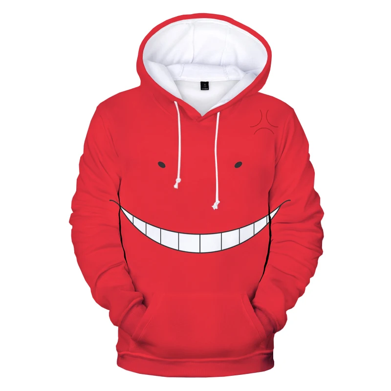 3D Assassination Classroom Hoodies Koro Sensei Hoodie Boy Girls Pullover Anime kids Hooded Sweatshirts Child Clothes