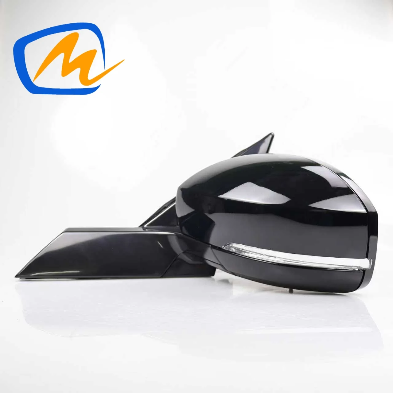Fits Discovery5 2017-2024 Black Left Rearview Mirror, Extendable Folding Side Mirror With Blind Spot Camera, OE Number LR115156