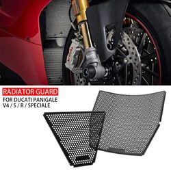 Ducati Panigale V4 S R 용 특수 오토바이 부품, 라디에이터 가드, 라디에이터 그릴 가드 커버 보호대