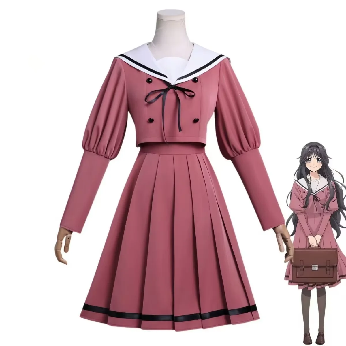 

Anime Kaoru Kuri Cosplay Costume Kaorihana Rinsenka Sailor Uniform School Uniform Outfit For Women Halloween Party Costume