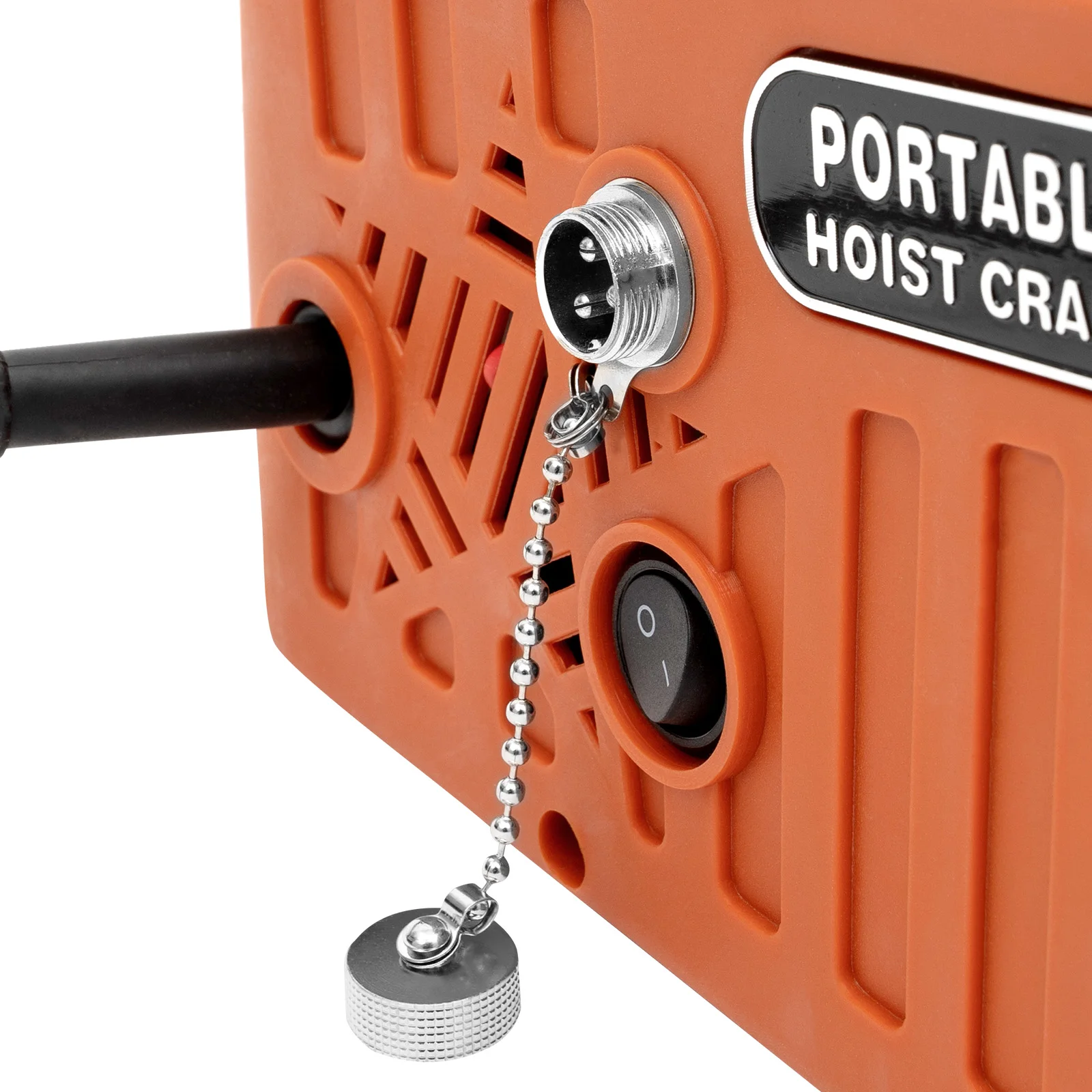 Three-in-one Portable Electric Hoist Winch 360° Rotatable Hook Loading Capacity 1100lbs Useful Lifting-assistant