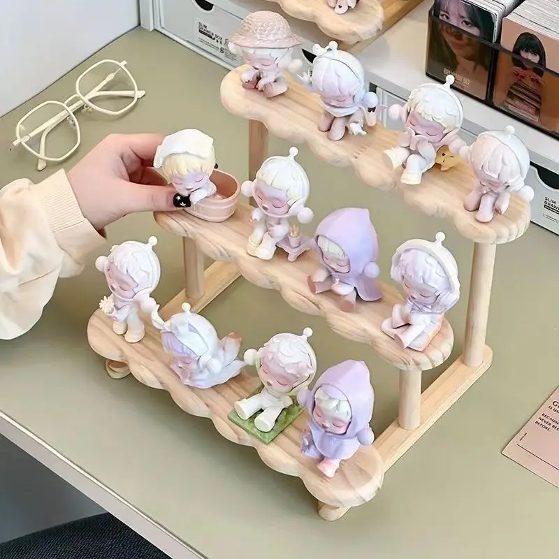 New 3 Tier Display Riser Stand Wooden Shelf for Perfume Organizer Perfume Display Shelf Figure Display Case Dolls Storage Rack