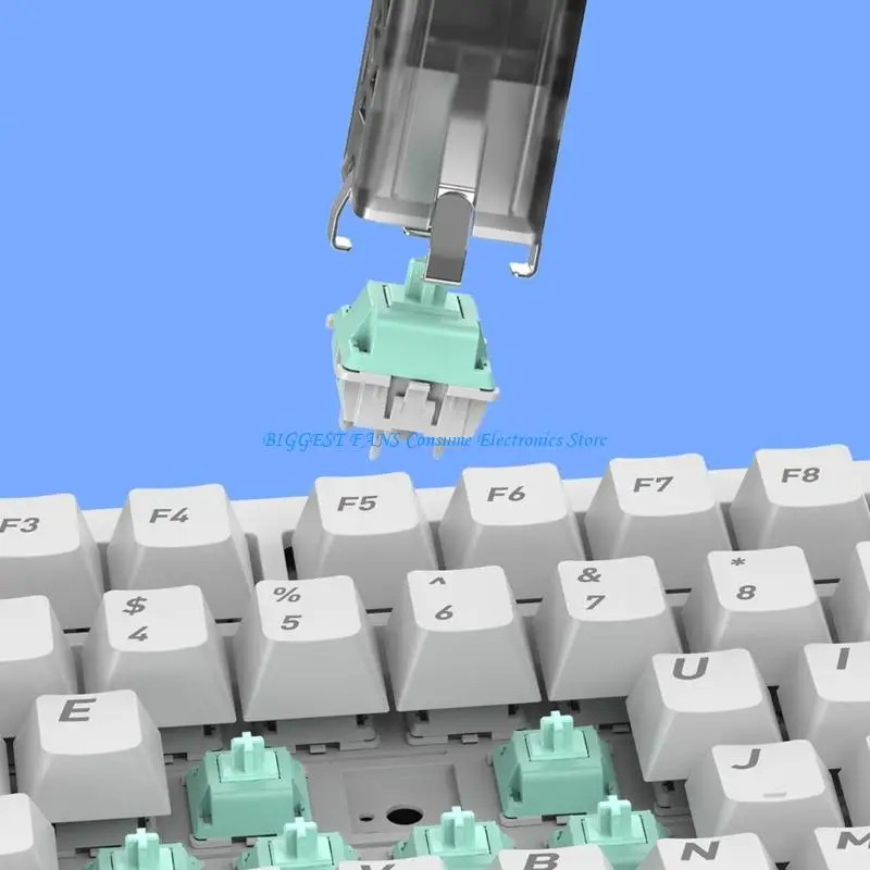 

2-в-1 съемник клавишных колпачков с возможностью горячей замены, съемник переключателей клавиатуры для механических клавиатур,