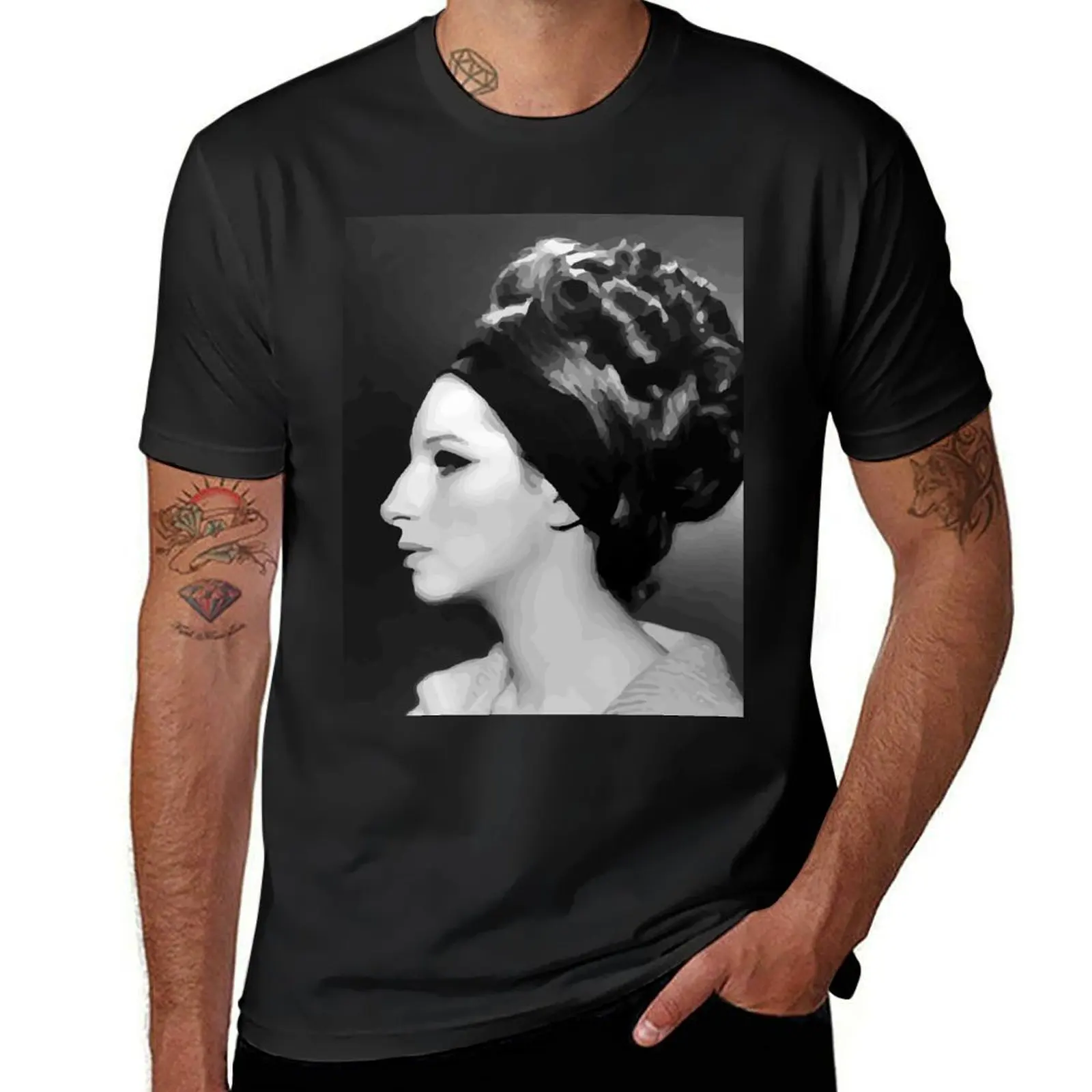 BARBRA T-Shirt heavyweights blacks t shirts for men cotton