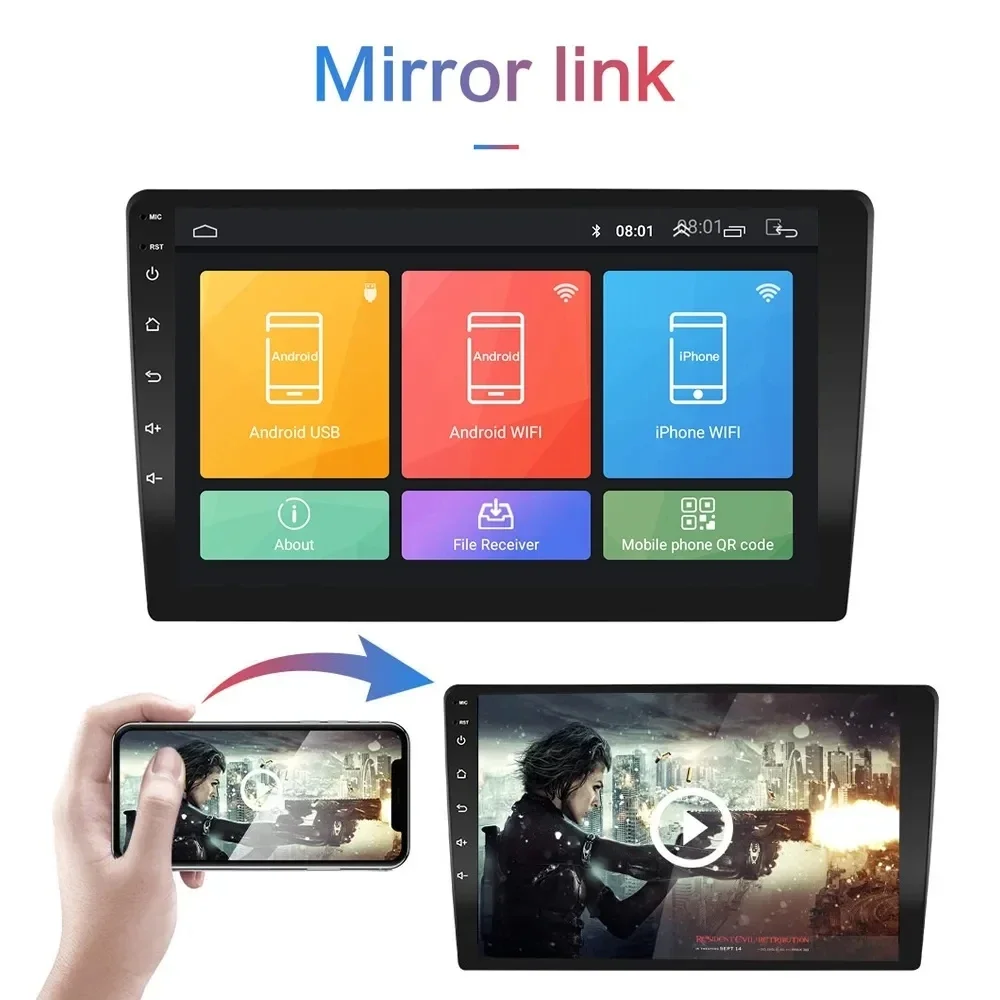 لتويوتا RAV4 RAV 4 XA30 2006 - 2012 راديو السيارة الوسائط المتعددة نظام تحديد المواقع والملاحة أندرويد 12 2din Autoradio CarPlay ستيريو السيارات #5