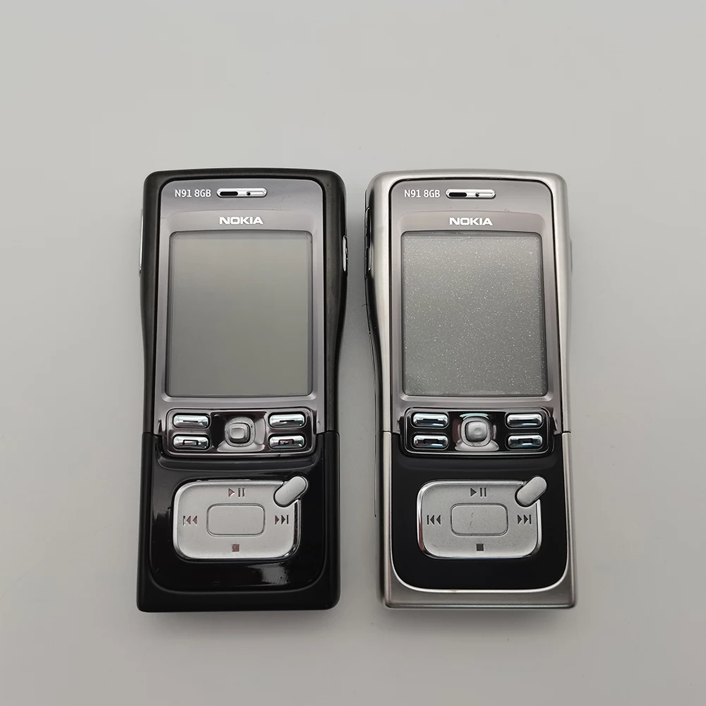 مكبر صوت بلوتوث Nokia N91 2MP مجدد غير مقفول، لوحة مفاتيح عربية روسية، حالة جيدة