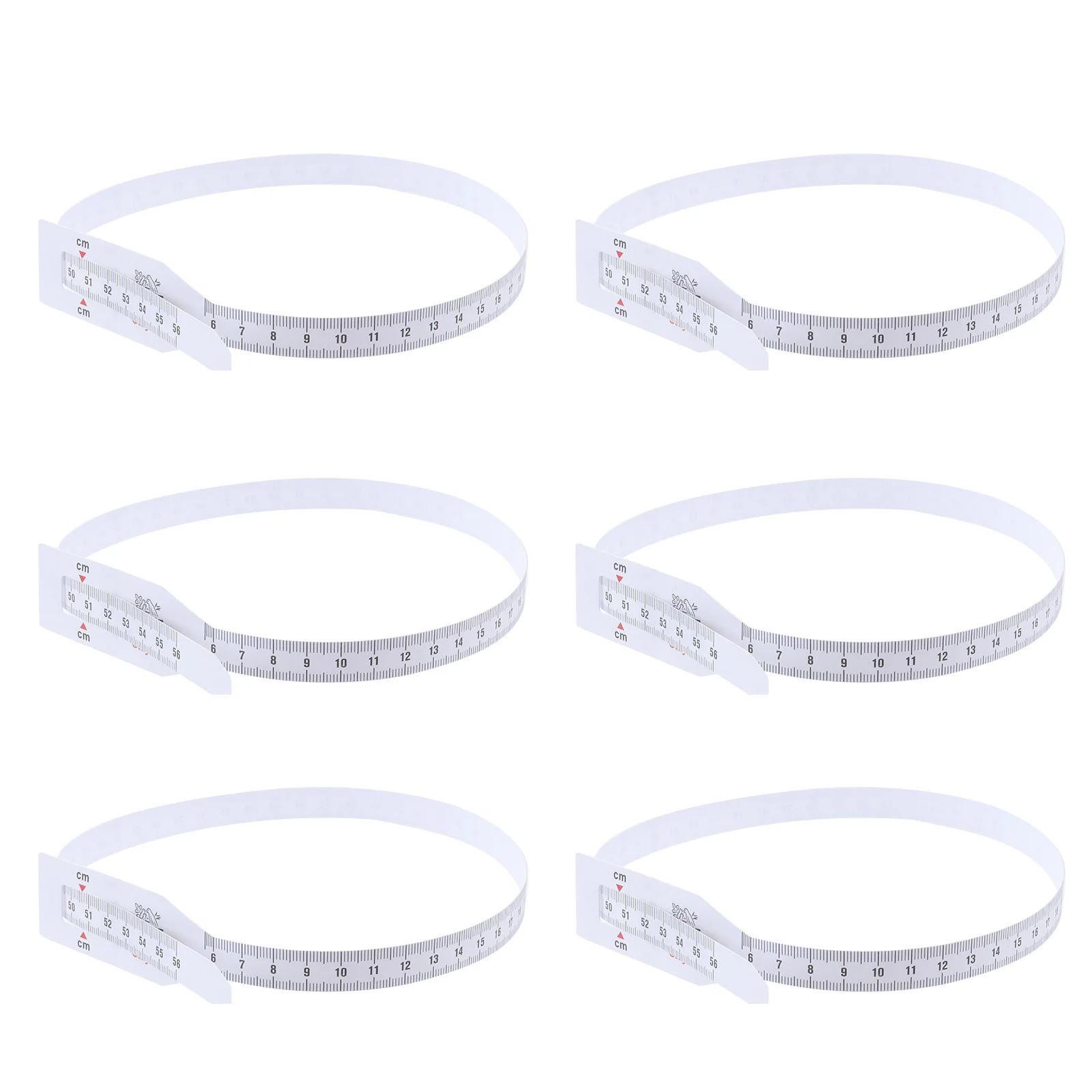 6 Pcs Head Circumference Tape Measure Length Testing Accessories Ruler Measuring