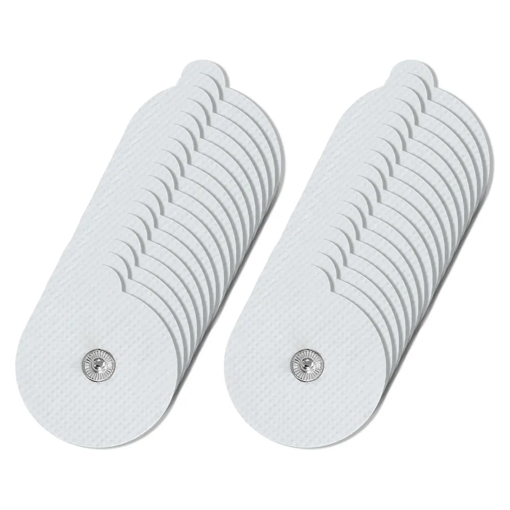 4cm Round TENS EMS Electrode Pads for Pulse Electric Digital Massage Machine Electrostimulator Pad Muscle Stimulation Patches