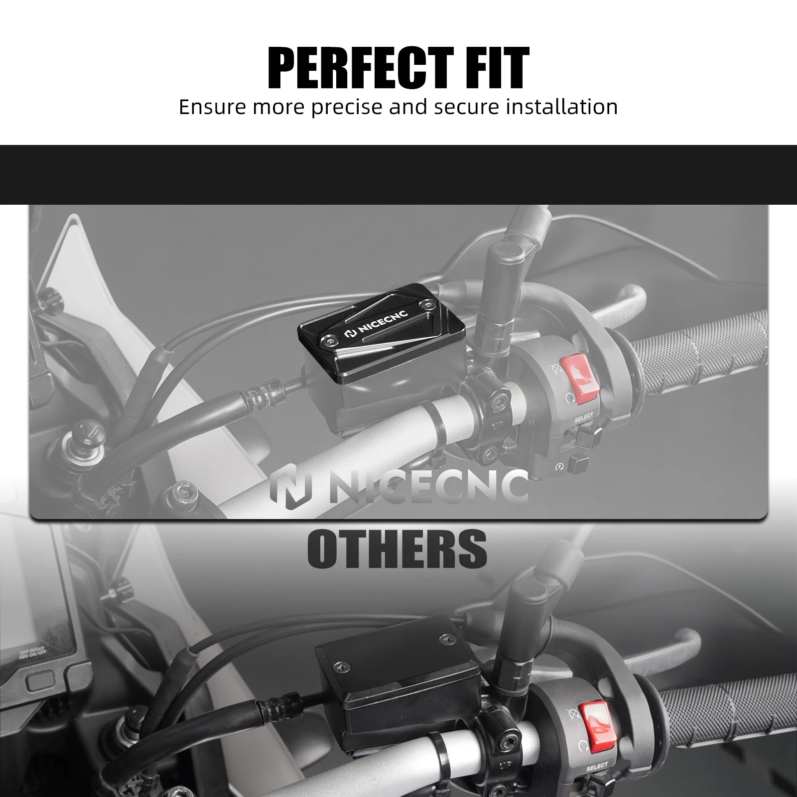 For 2019-2024 Yamaha Tenere 700 XTZ700 Rally Edition Front Brake Reservoir Cover Cap MT07 MT09 Super Tenere XTZ1200 ES FZ07 FJ09