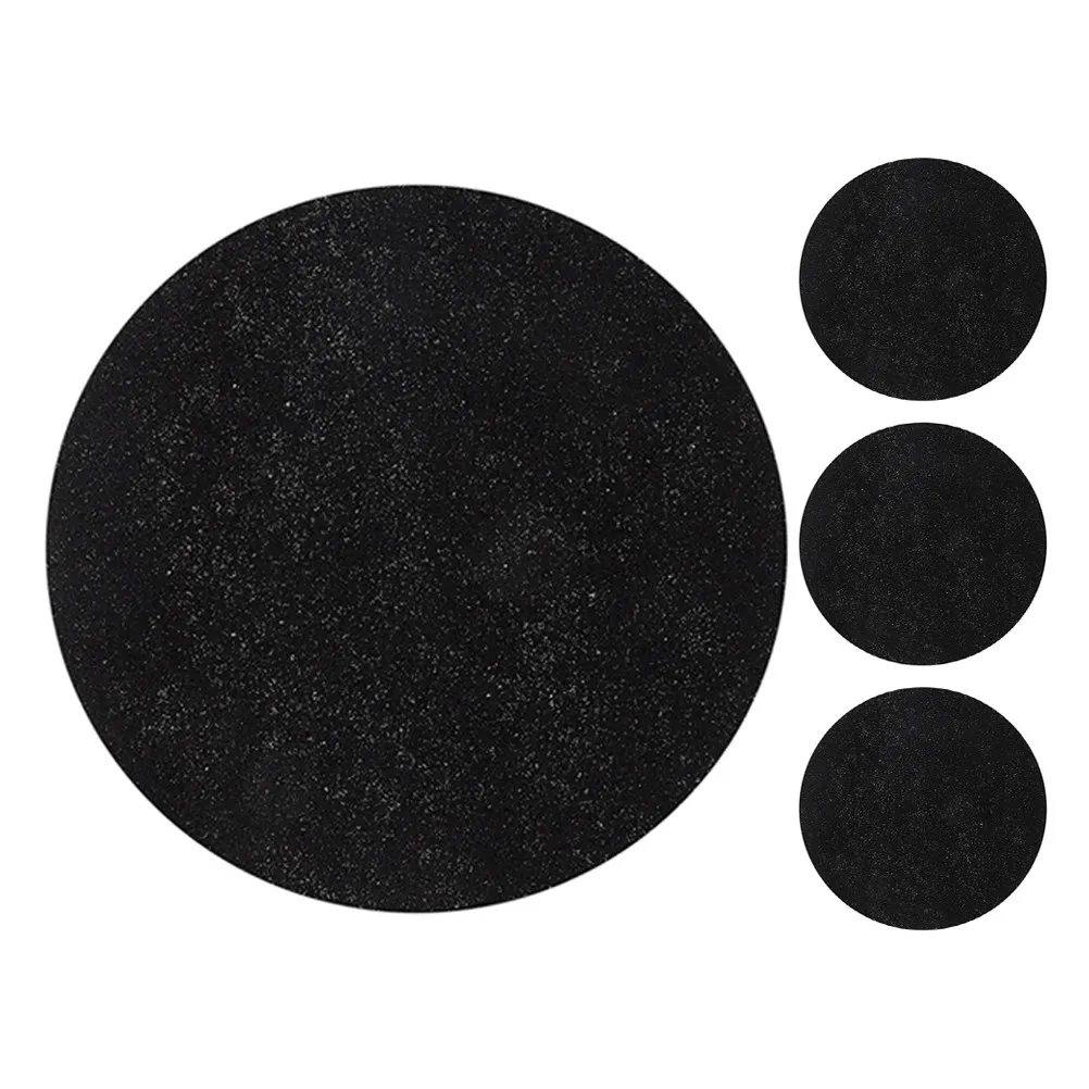 Kitchen Compost Bin Charcoal Filters 4 Pack Round Odor Control Replacement for Trash Cans