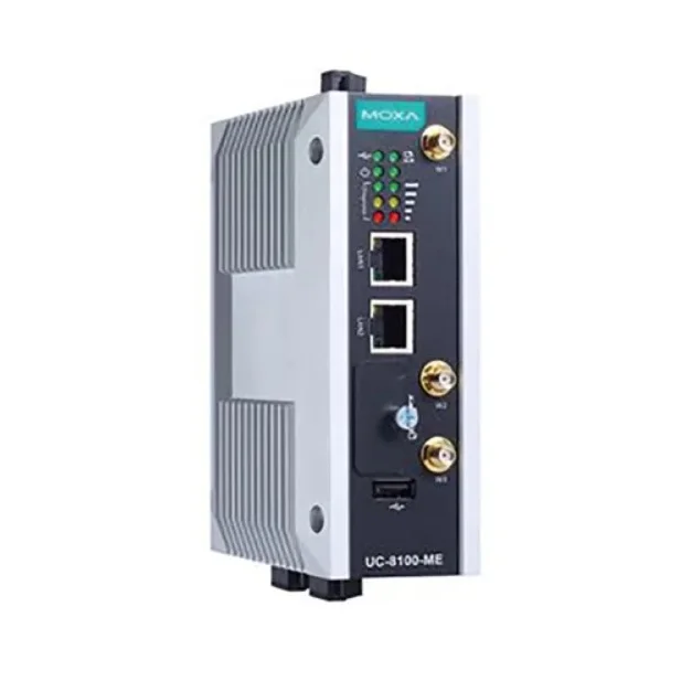 hot selling Moxa UC-8112-ME-T-LX1 Arm-based wireless-enabled DIN-rail industrial computer with wide operating temperature