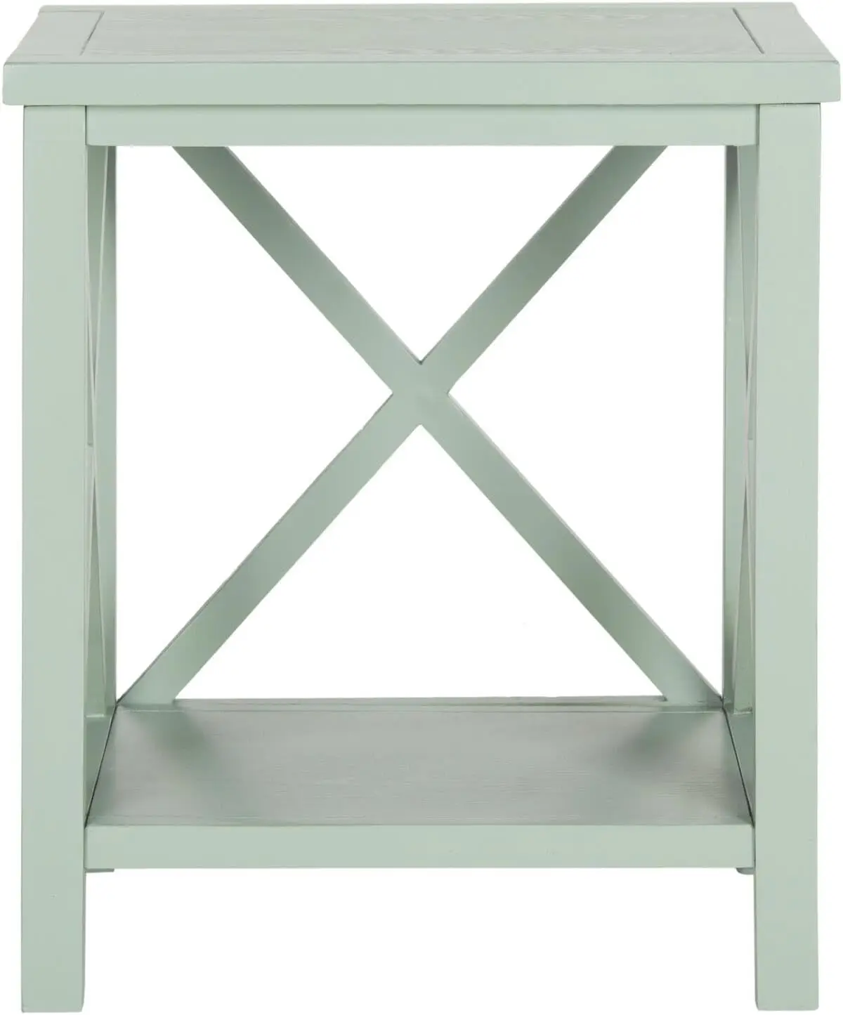 

American Homes Collection Candence Barley Cross Back End Table