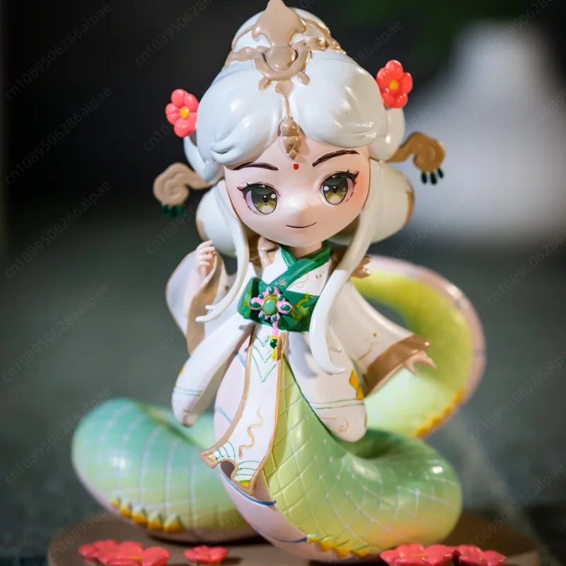 Hot Sale New Genuine Version Snake And Nu Wa Mascot Series Shanhaijing Handmade Fuxi Small Ornament Men And Women New Year Gifts